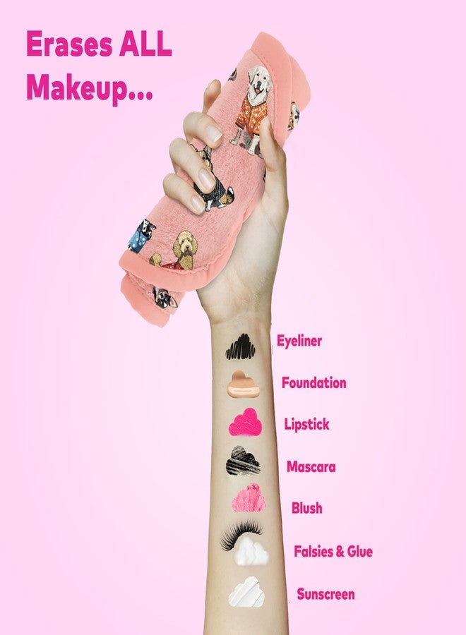 Makeup Eraser The Original MakeUp Eraser PRO, Effortlessly Remove All Makeup Using Only Water, Including Waterproof Mascara, Eyeliner, Foundation, Lipstick, Sunscreen,and More! Puppy, 1ct. - Image 2